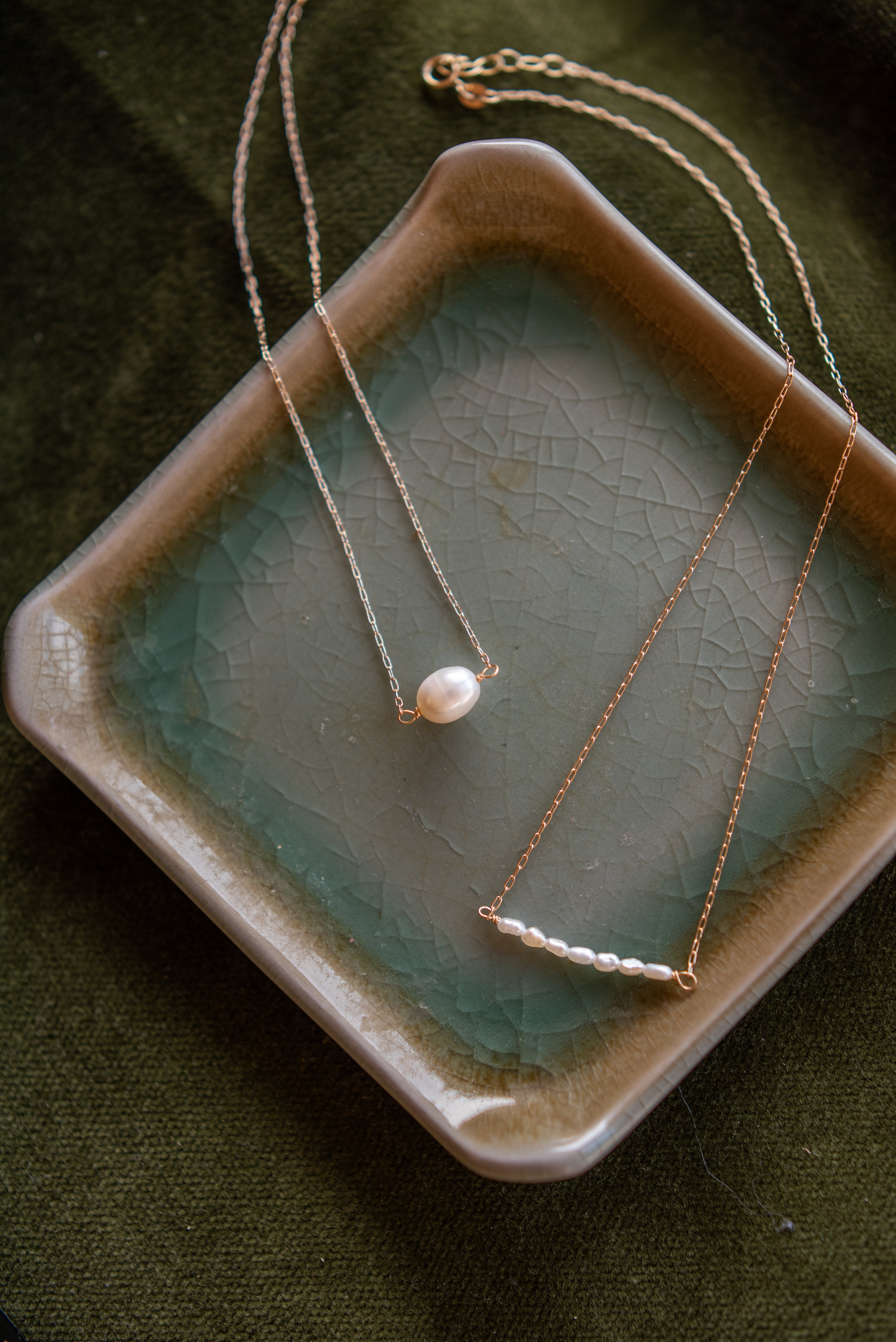 Pearl Bar Necklace