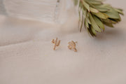 Wild West Cactus Studs