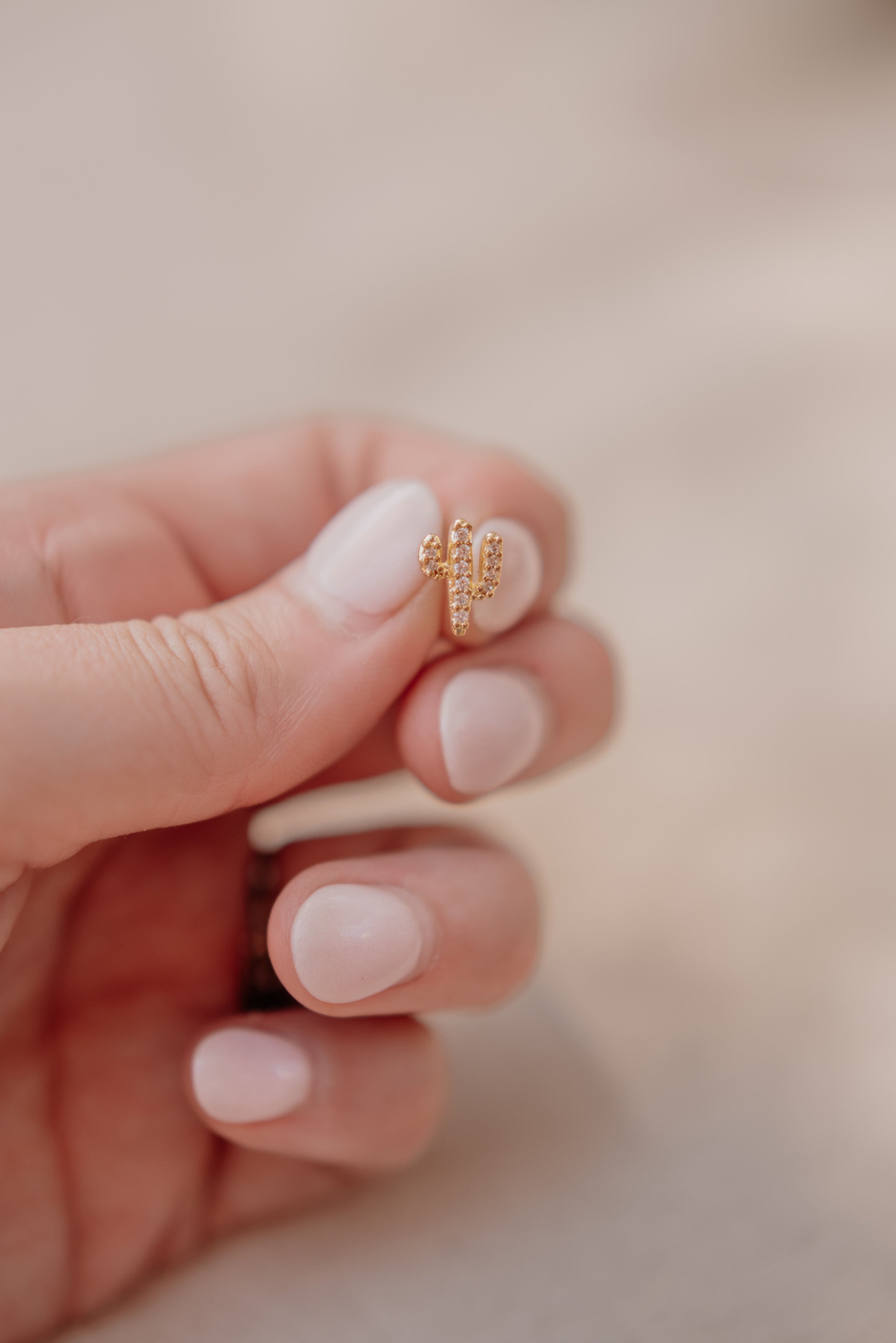 Wild West Cactus Studs