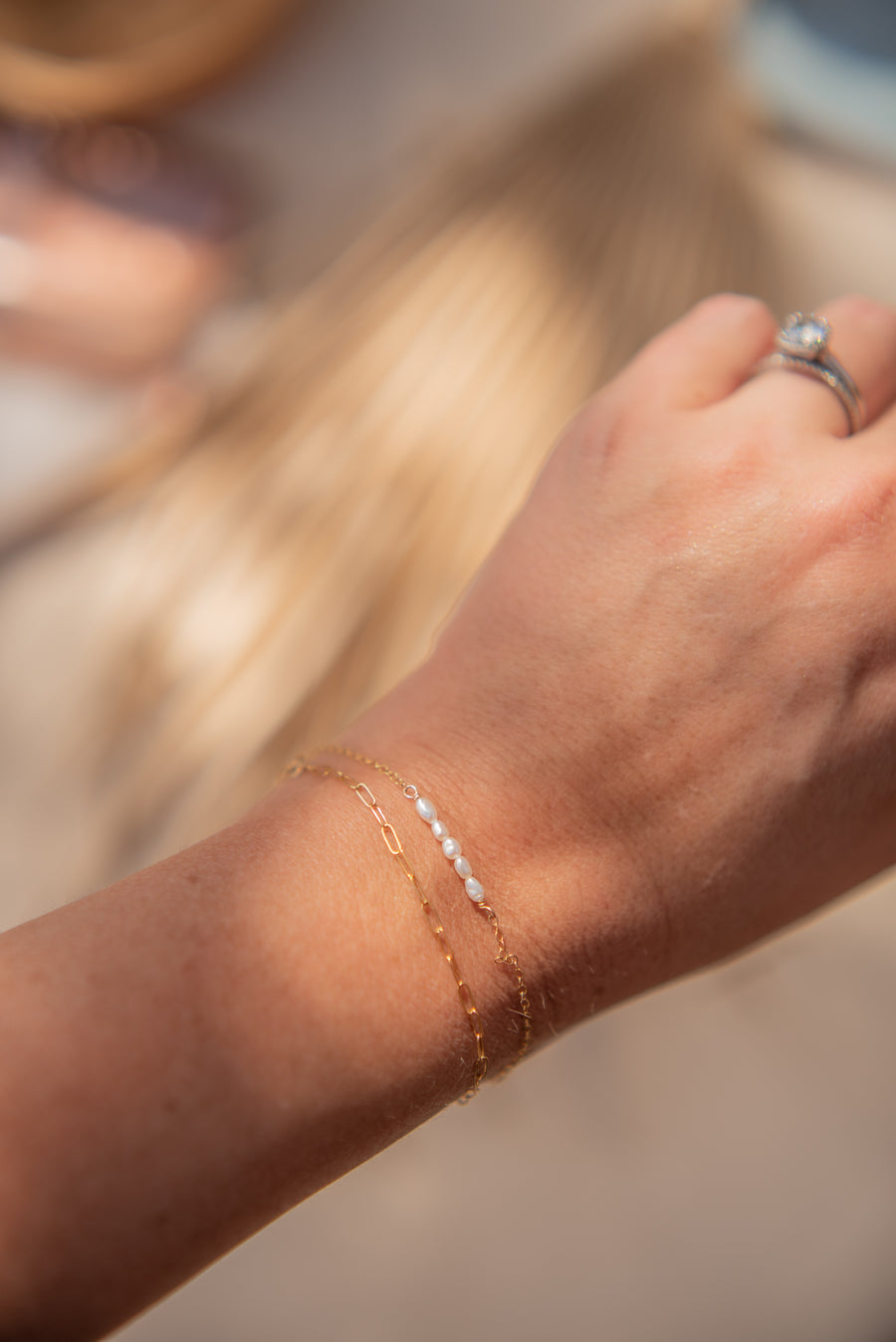 Hidden Keepsake Pearl Bracelet