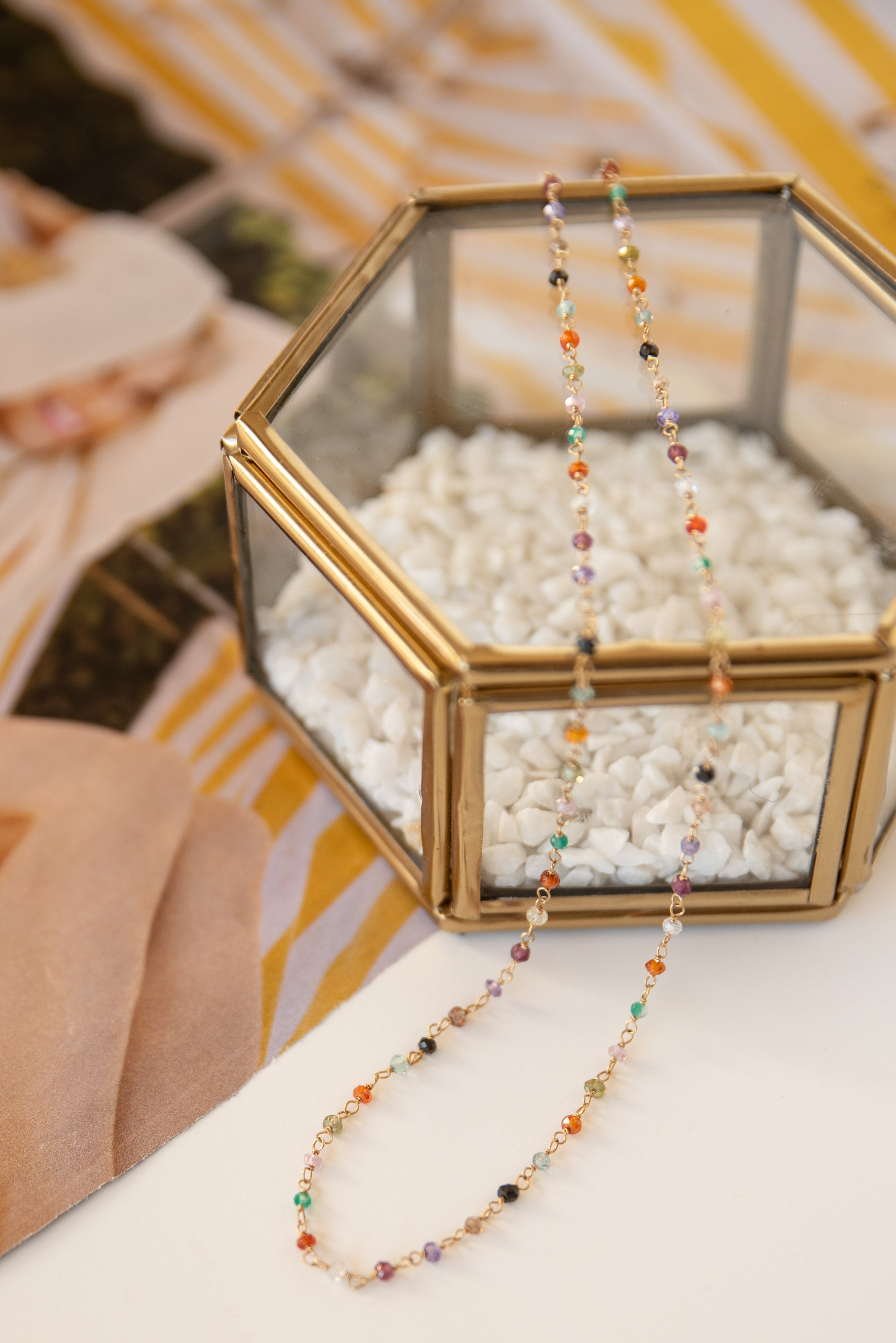 Confetti Rainbow Necklace