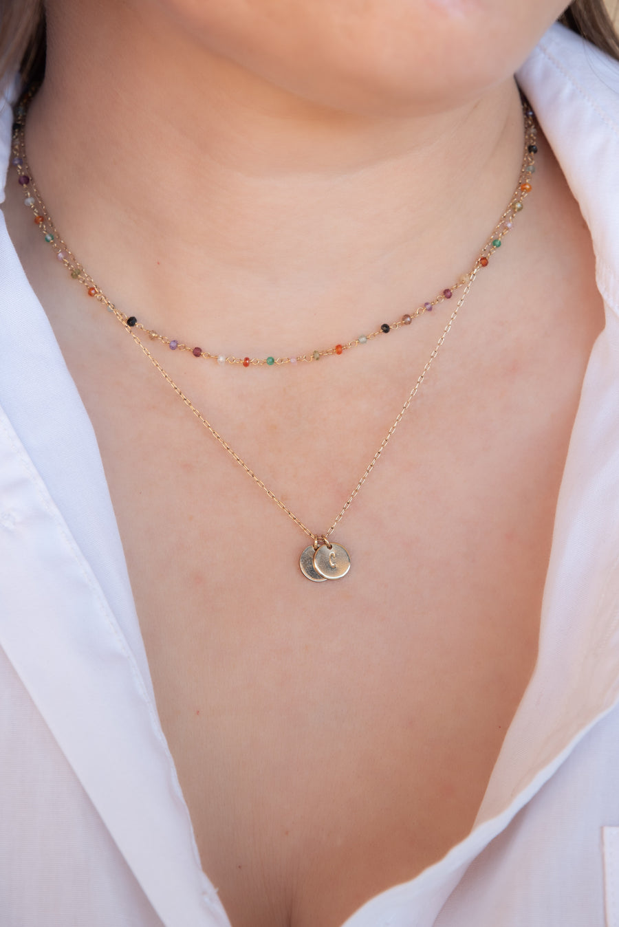 Confetti Rainbow Necklace