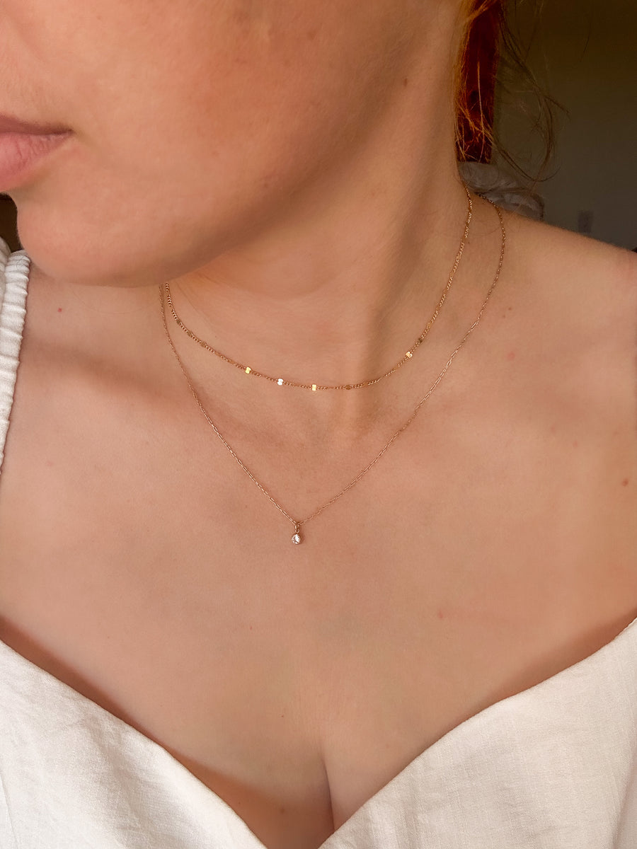 Everyday Favorite (Goldie Heirloom + Petit Necklace)
