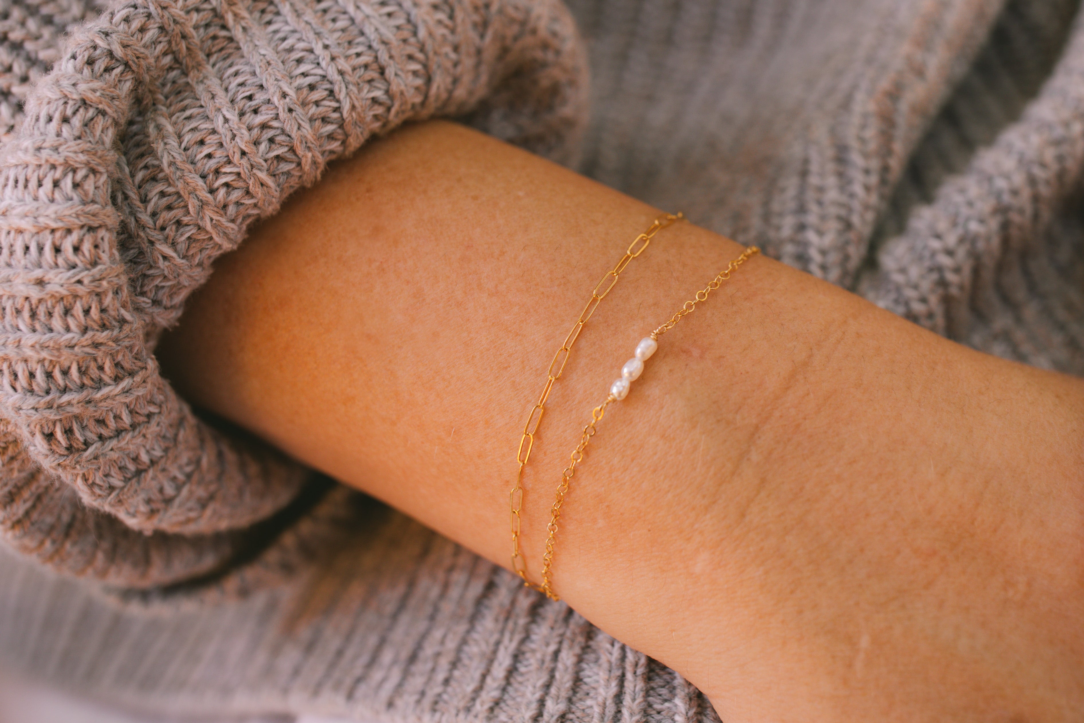 Hidden Keepsake Pearl Bracelet